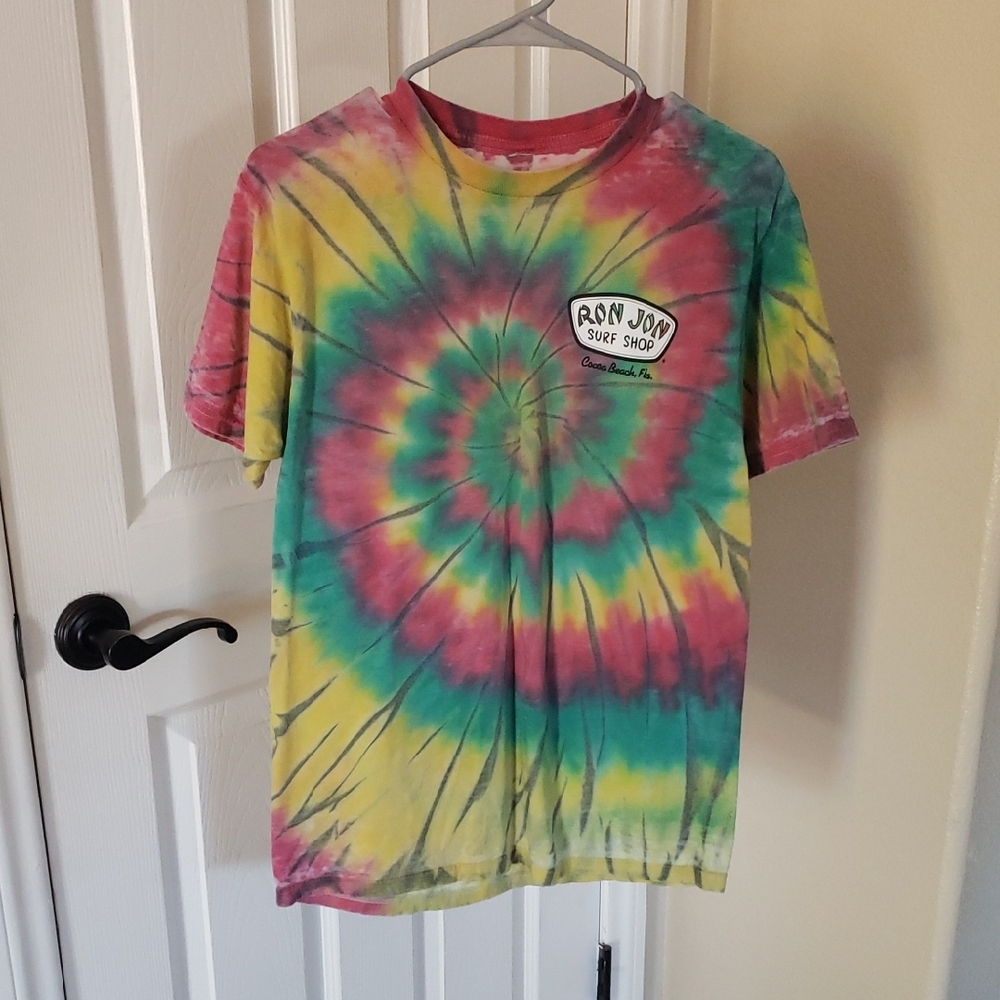 Ron Jon Multicolor Tie-Dye Short Sleeve Tee